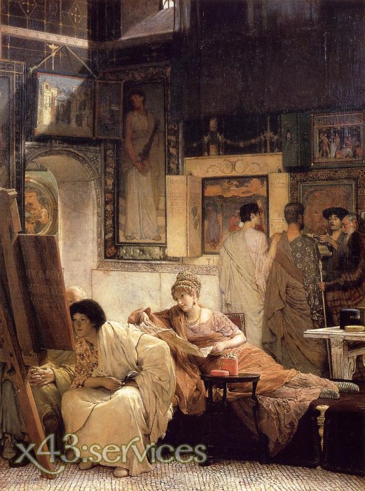 Sir Lawrence Alma-Tadema - A Picture Gallery - Eine Bildergalerie